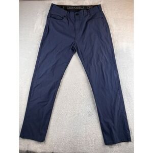 Denali Pants Men's 34x32 (fits 32x31) Blue Nylon Straight Minimalist Athleisure